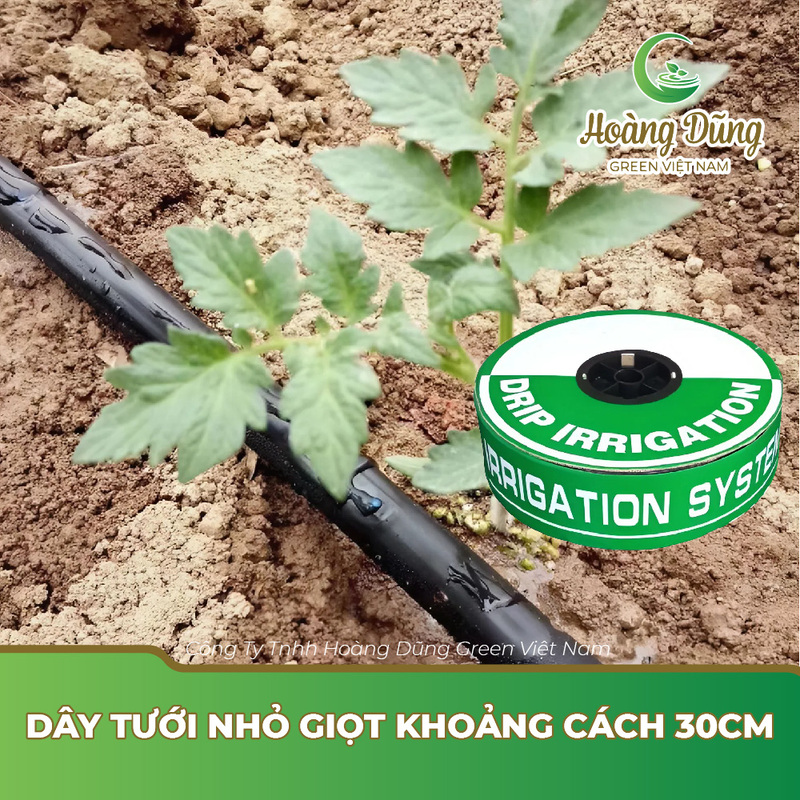 Dây tưới nhỏ giọt khoảng cách 30cm